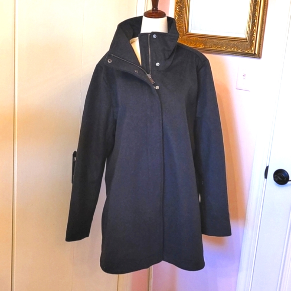 Pendleton Grey Wool Coat